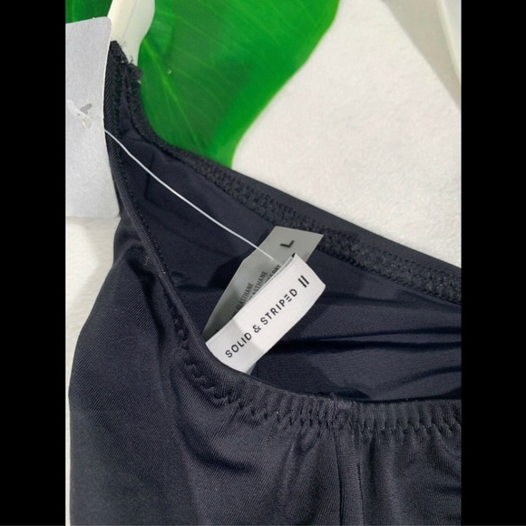 NEW $88 Solid & Striped The Tessa Bikini Top in Black [SZ Large‎ ] - Picture 8 of 8